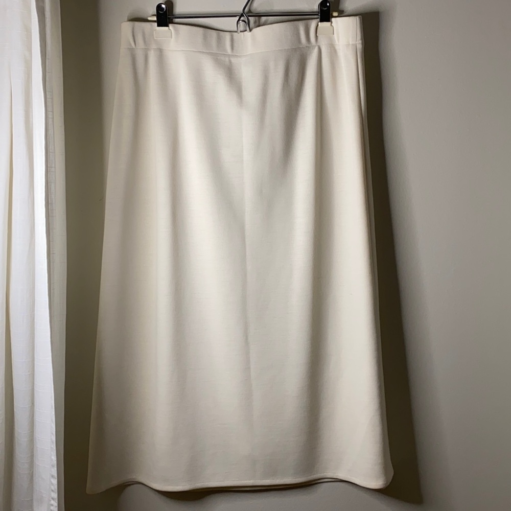 Eileen Fisher A line wool and viscose skirt